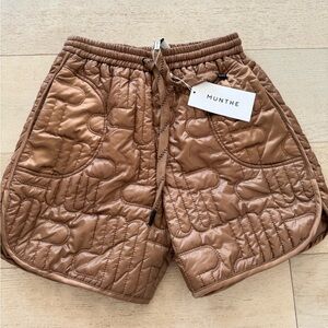 MUNTHE quilted shorts nylon 34
